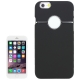 Coque iPhone 6 logo Apple cerlé Métal couleur noir