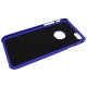 Coque iPhone 6 logo Apple cerlé Métal couleur bleu