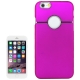 Coque iPhone 6 logo Apple cerlé Métal couleur rose