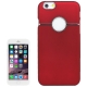 Coque iPhone 6 logo Apple cerlé Métal couleur rouge