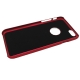 Coque iPhone 6 logo Apple cerlé Métal couleur rouge