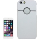 Coque iPhone 6 logo Apple cerlé Métal couleur blanc