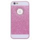 Coque iPhone 6 paillettes et strass logo Apple