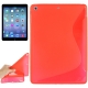 Coque iPad Air en silicone couleur rouge